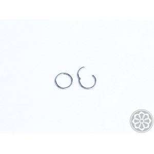 Piercing Argola de Segmento Articulado 8mm Aço